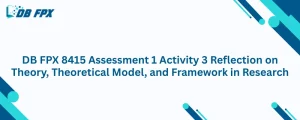 DB FPX 8415 Assessment 1 Activity 3 Reflection on Theory, Theoretical Model, and Framework in Research