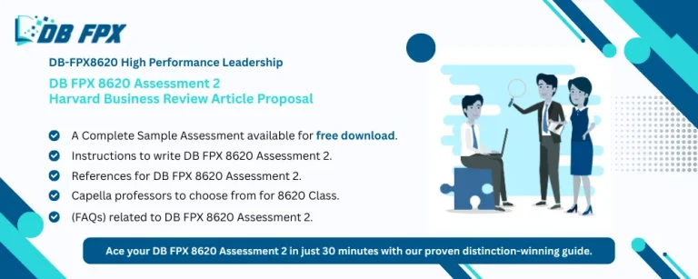 DB FPX 8620 Assessment 2 Harvard Business Review Article Proposal
