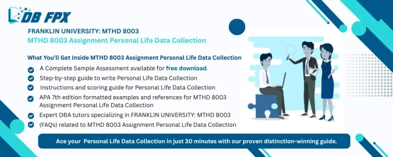 MTHD 8003 Assignment Personal Life Data Collection