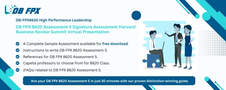 DB FPX 8620 Assessment 5 Signature Assessment Harvard Business Review Summit Virtual Presentation