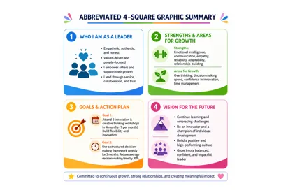 Abbreviated 4-Square Graphic Summary