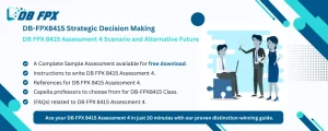 DB FPX 8415 Assessment 4 Scenario and Alternative Future
